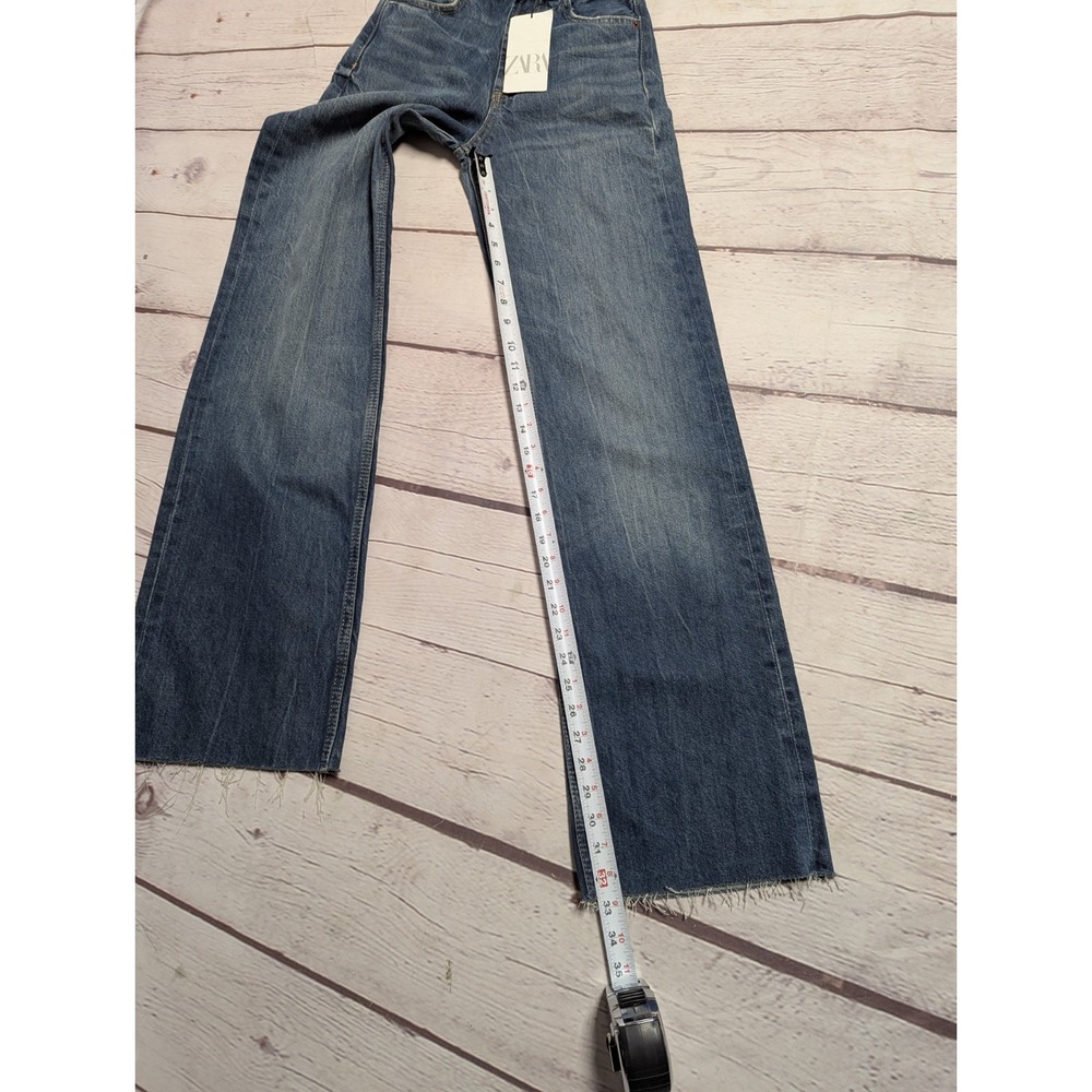 Zara High Rise Blue Jeans - Picture 5 of 8